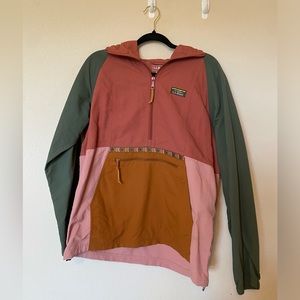 LL Bean Multicolored Rainjacket